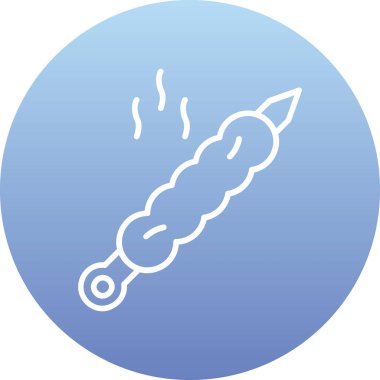 Mavi arkaplanın vektör illüstrasyonu