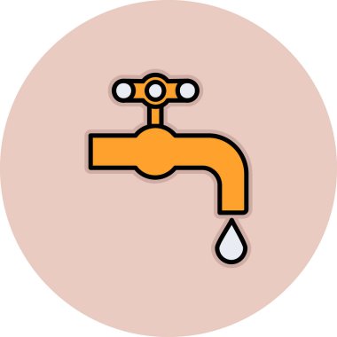 Su damlası. Basit tasarım