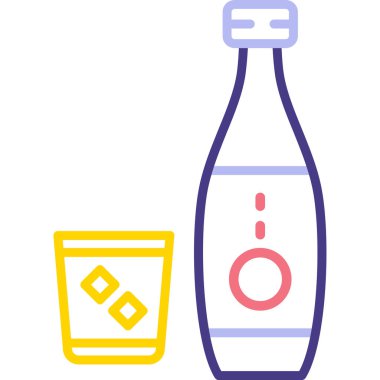 İç bakalım. Web simgesi basit illüstrasyon