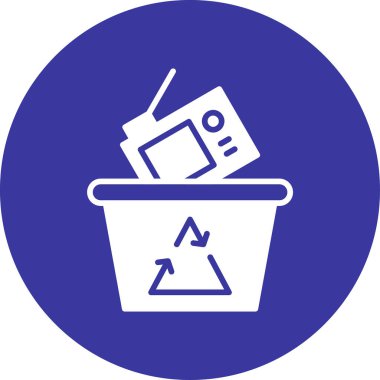 vektör geri dönüşüm simgesi çizimi