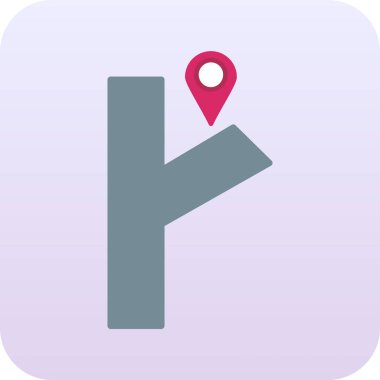 vektör haritası simgesi, vektör illüstrasyon tasarımı