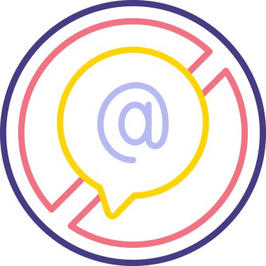 Konuş. Web simgesi basit tasarım