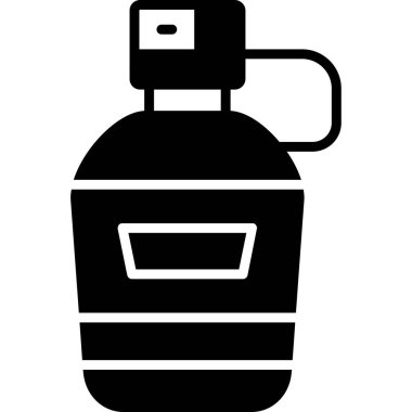 Gaz sobası simgesinin vektör illüstrasyonu