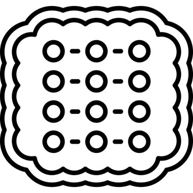 Yemek. Web simgesi basit illüstrasyon