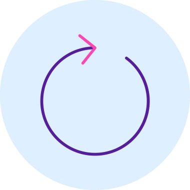 Dairesel çerçeveli bir dairenin vektör çizimi