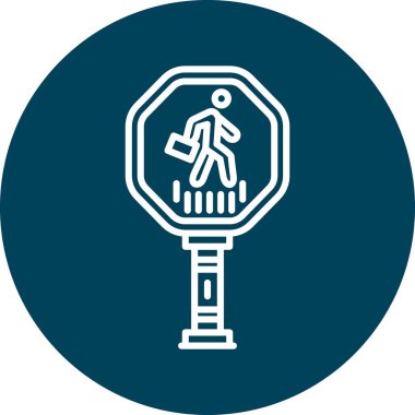 yol işareti vektör simgesi