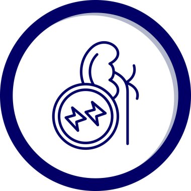 Modern bir simgenin vektör illüstrasyonu