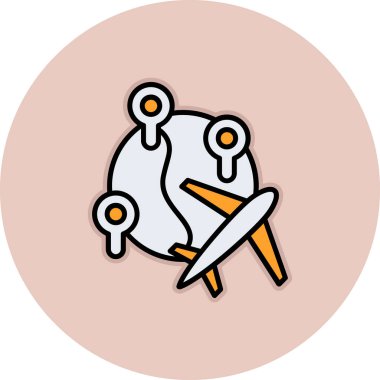 uydu anten simgesi. vektör illüstrasyonu