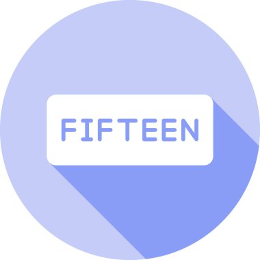 5 numaralı simge tasarım vektörü