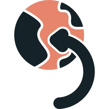 Ay. Web simgesi basit illüstrasyon