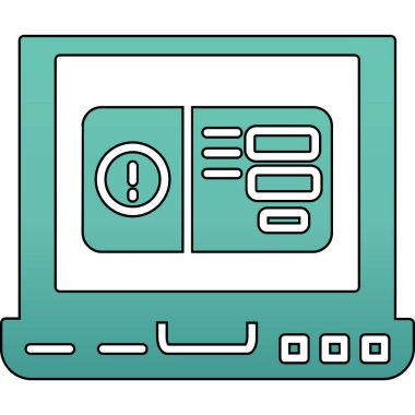 Modern b 'nin vektör illüstrasyonu eksik simgesi