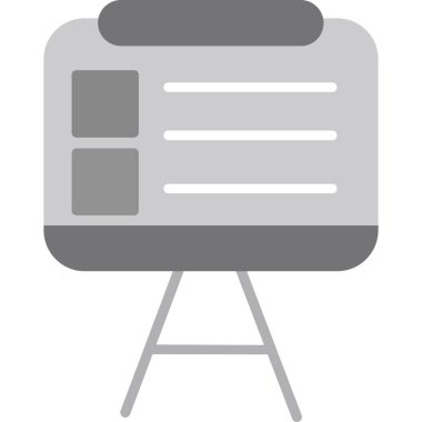 Yazıcı simgesi vektör illüstrasyonu