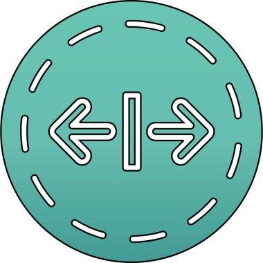 Ok. Web simgesi basit illüstrasyon