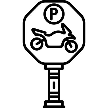 Bisiklet simgesi. Bisiklet vektör simgesi web için basit örnek