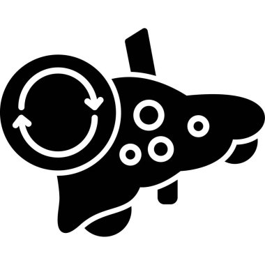 Hava kirliliği vektör simgesi