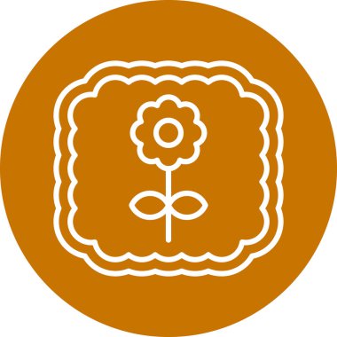 Bir çelengin vektör illüstrasyonu