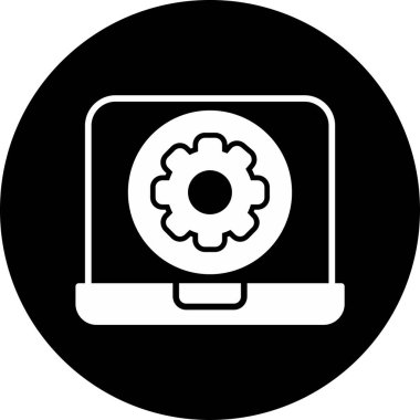 seo modern simgesinin vektör illüstrasyonu