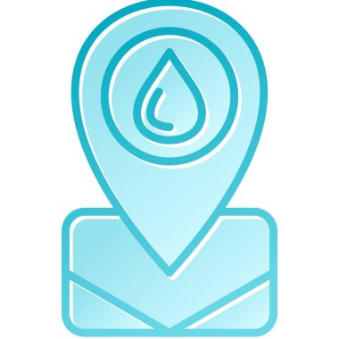 harita işareti simgesi. vektör çizim