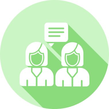 avatar kadın kişisi simgesi - taslak biçimi