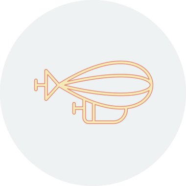 balık simgesi vektör illüstrasyonu