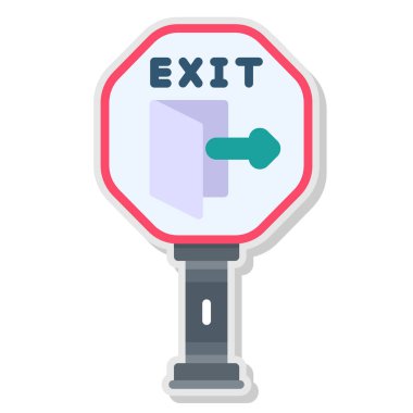 çıkış simgesi çizimi