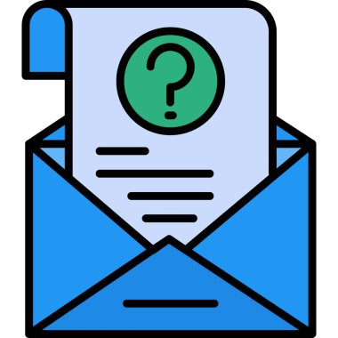 e-posta simgesi doldurulmuş - ana hatlar biçimi