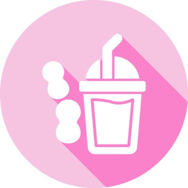 Bir kova simgesinin vektör illüstrasyonu