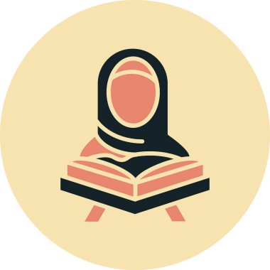 Kitap okuyan kadın başörtüsü takıyor