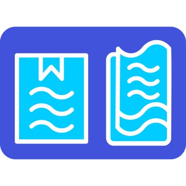 kitap simgesi vektör illüstrasyonu