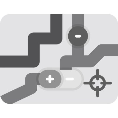 araba tamir servisi simgesi, basit tasarım