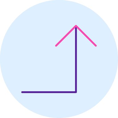 ok simgesi vektör illüstrasyonu