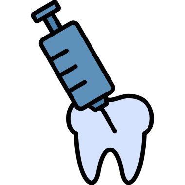 Diş bakımı simgesi, dış hat biçimi