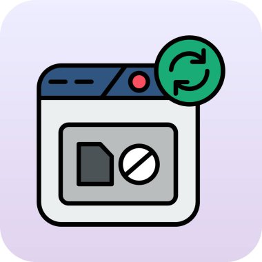 kamera simgesi vektör illüstrasyonu