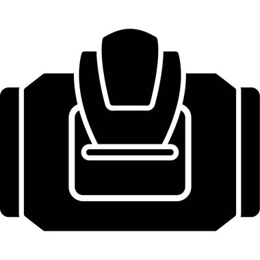 Araba tekeri simgesi, basit stil