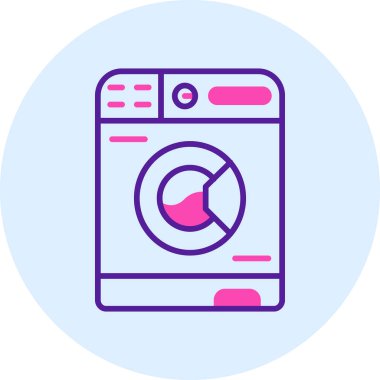 Çamaşır makinesi. Basit tasarım