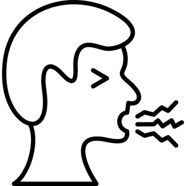 Sigara vektörü illüstrasyonlu adam.