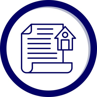 Ev. Web simgesi basit illüstrasyon