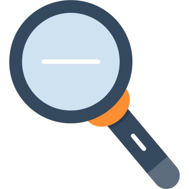 büyütme cam ikon vektör tasarımı