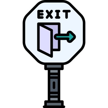 Çizgi film simgesinin vektör çizimi