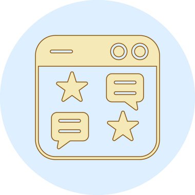 Web renk simgesi, vektör illüstrasyonu