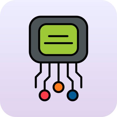 Web renk simgesi. Vektör çizim