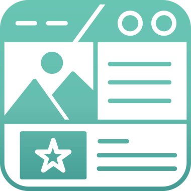 iş web simgesi basit illüstrasyon