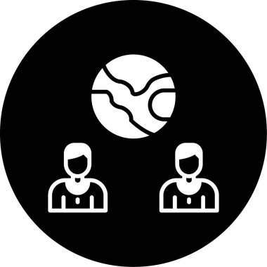 İş simgesinin vektör illüstrasyonu