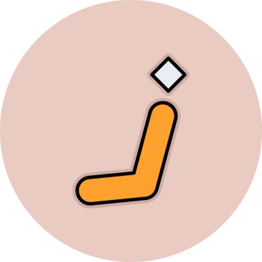 hokey ikonu vektör illüstrasyonu