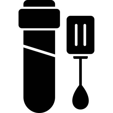 Bir boya silindirinin vektör çizimi