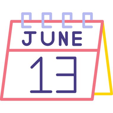 Tek bir günlük takvimde 18 Haziran tarihi