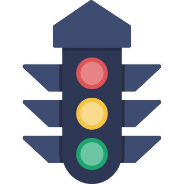 Işık. Web simgesi basit illüstrasyon