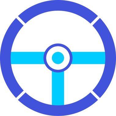 Yol simgesi vektör illüstrasyonu