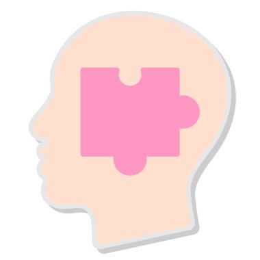 Bulmaca simgesi vektör çizimi