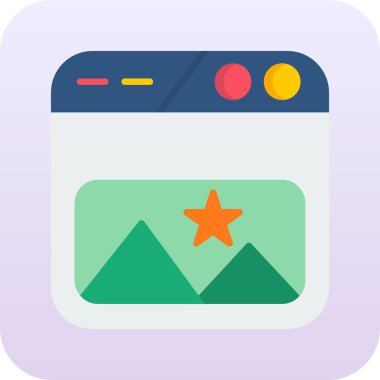 harita simgesi vektör illüstrasyonu